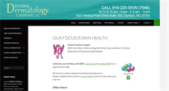 Desktop Screenshot of dermatologydurham.com